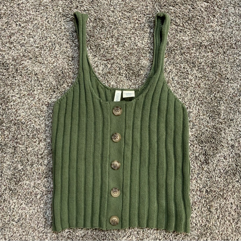 Olive Green Top